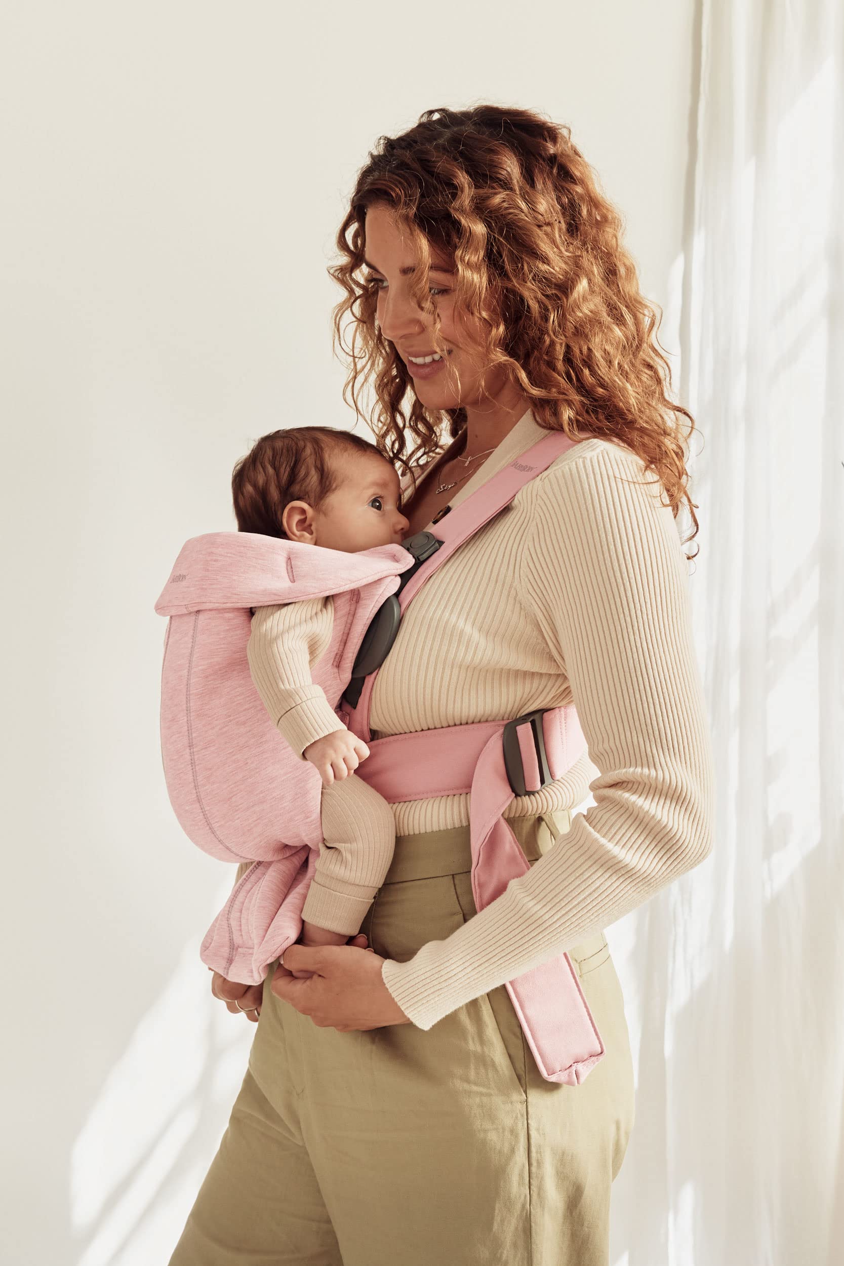 Amazon.com: BabyBjörn Baby Carrier Mini, Light Pink, 3D Jersey